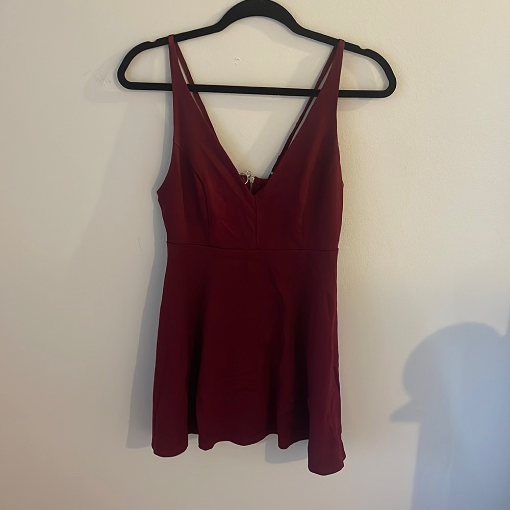 Maroon dress